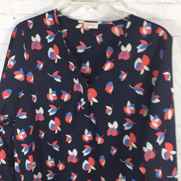 Pixley 3/4 Sleeve V Neck Comfortable Top Size L - Picture 2 of 8